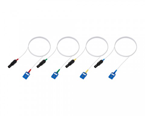 SET OF 4, ADAPTER CABLES FOR MLA-4 TO HYBRID CANNULAE OR DISPOSABLE TC PROBES/TEMPERATURE SENSORS