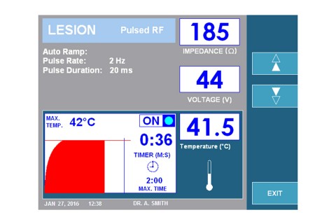 URF-3AP + MLA-4 Lesion Pulsed RF