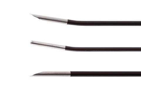 Tips – Sharp Straight, Sharp Curved, Blunt Curved
